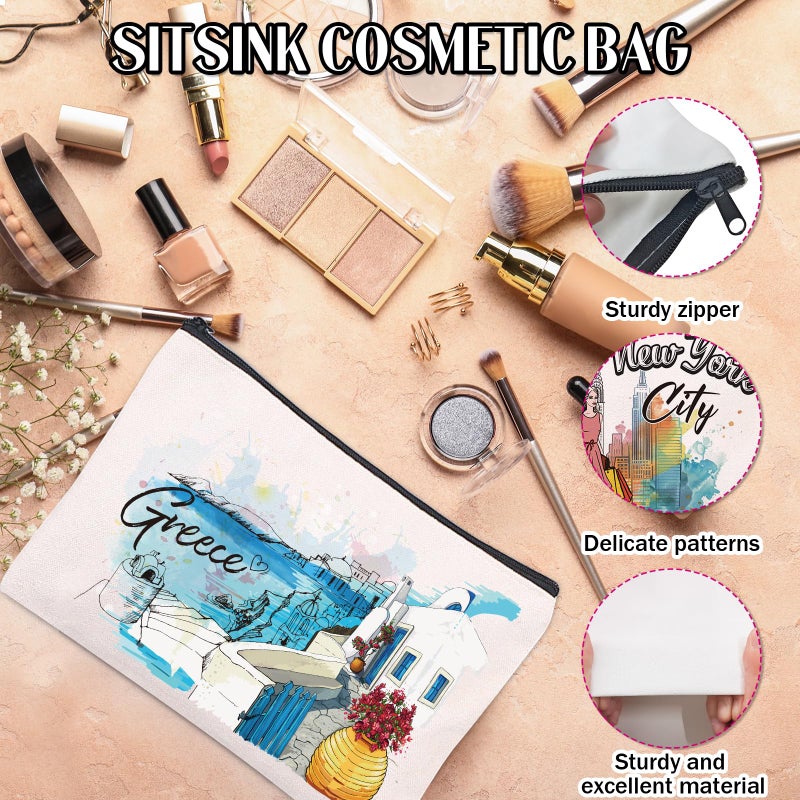 Sitsink Greece Souvenirs - Europe Travel Essentials for Girls  Greek Gifts from Santorini & Athens  Acropolis Parthenon Travel Must Haves - Image 4